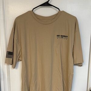 Gas Monkey Garage Tan Men's Short Sleeve Tee